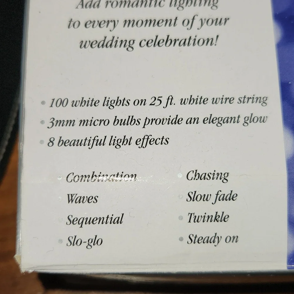 Wilton White Mini Wedding Lights